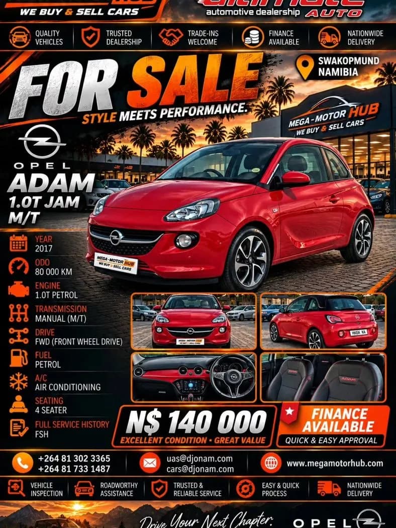Opel ADAM 1.0T JAM M/T