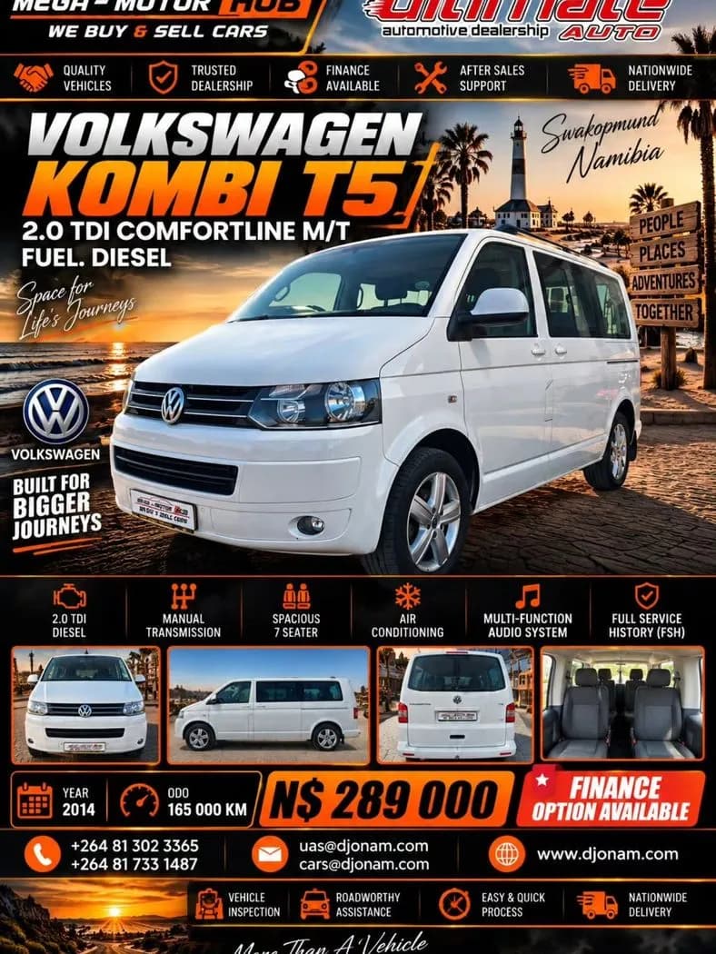 Volkswagen T5 KOMBI 2.0 TDI COMFORTLINE M/T
