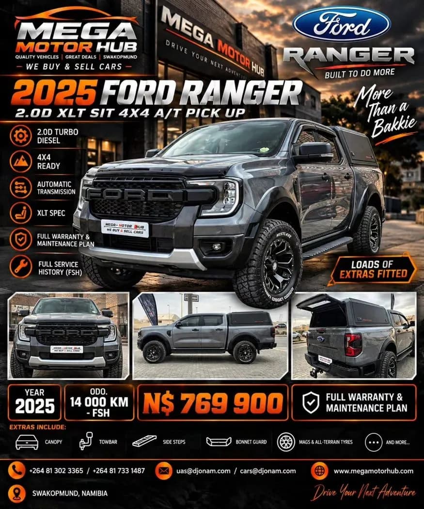 2025 Ford RANGER 2.0D XLT SIT PACK 6 4X4 A/T