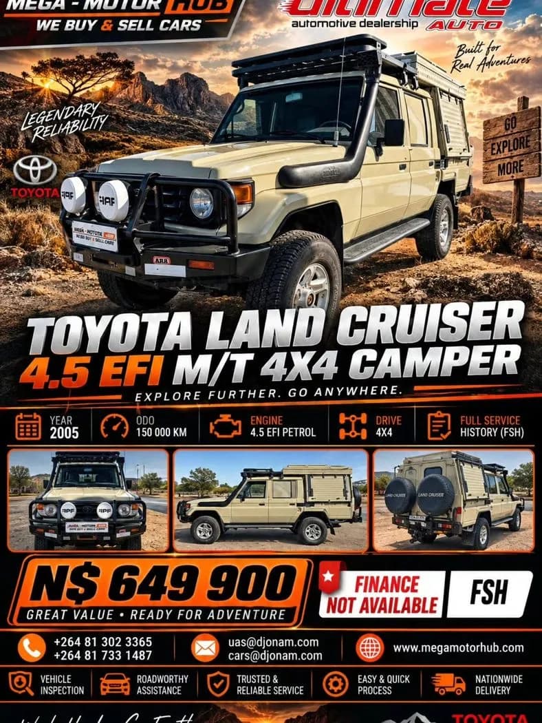 Toyota LAND CRUISER 4.5 EFI M/T 4X4 CAMPER